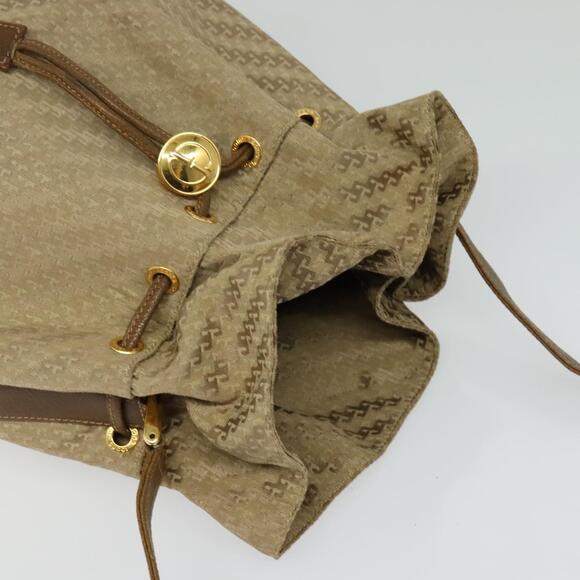 GUCCI Shoulder Bag Canvas Beige Gold - Picture 6 of 16